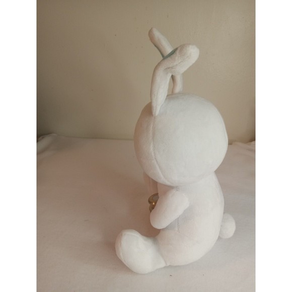 RABBIT WHITE AND PINK,  ONE ZO , PLUSH STUFFED ANIMAL TOY,  11" INC - Picture 2 of 4